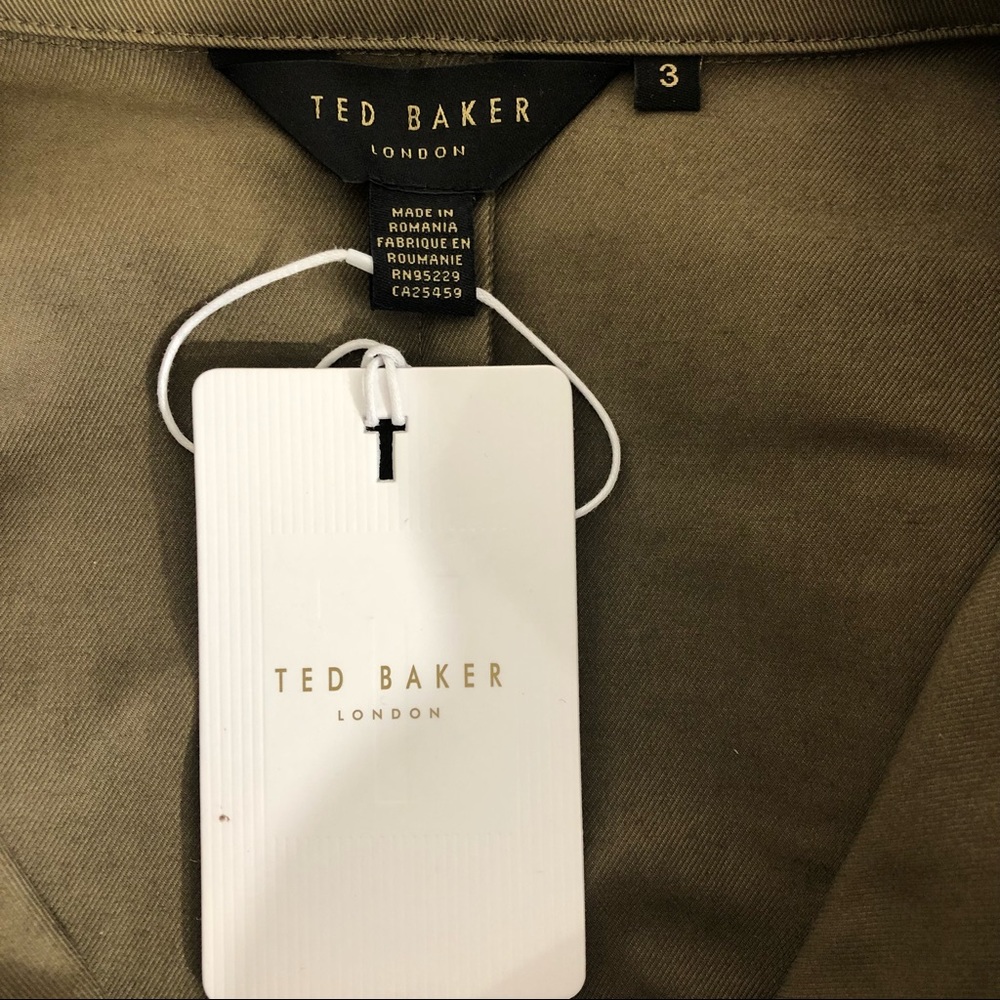 Ted Baker Damarii balloon sleeve utility shirt Shacket size 3 (S… - Picture 11 of 14